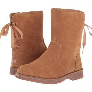 Kids UGG Corene Boot Chestnut Suede Toddler Size 10